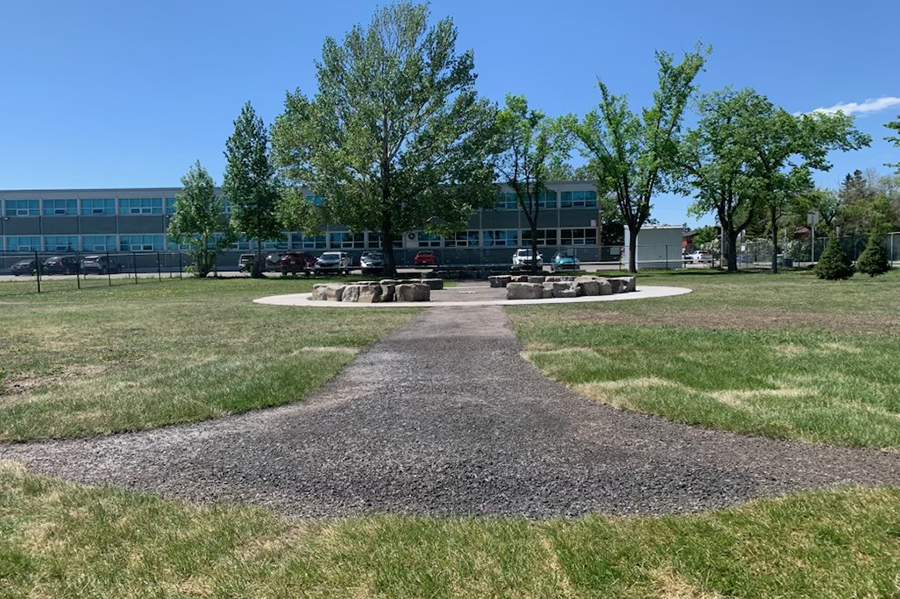 Students Help Bring Outdoor Learning Space to Life Through Collaboration with Indigenous Elders 01