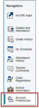 Adding Additional Account Preferences | Step 2