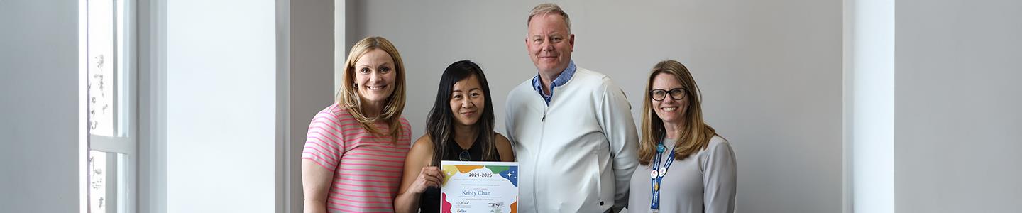 kristy chan bourdages honoured as best french as a second language educator of the year