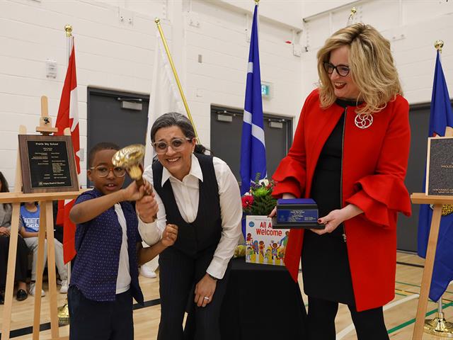 Opening Celebration at Prairie Sky School