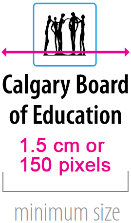 logo minimum size