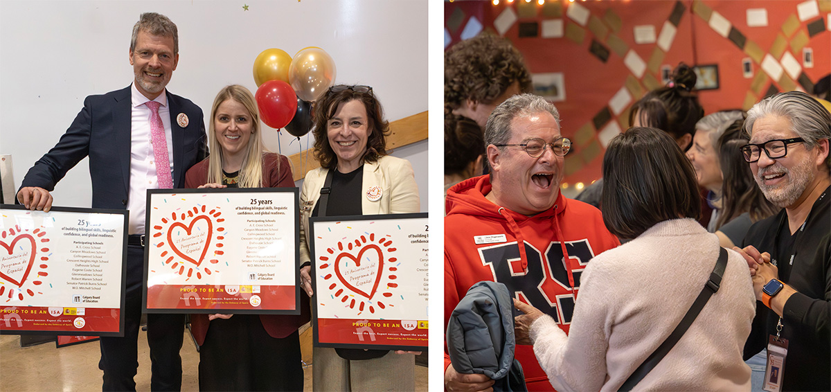 ¡Feliz aniversario! On Feb. 27, many, many individuals came together to celebrate 25 years of Spanish Bilingual at CBE.