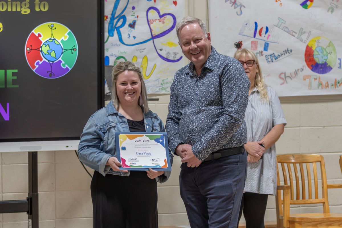 Dana Popic Recognized as Best FSL Educator of the Year!